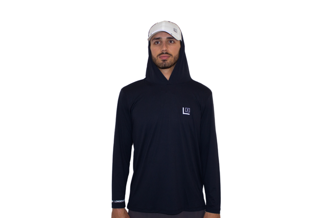 Men's Long Sleeve Hoodie – Performance Wear UV50 by L Cubed Lifestyle