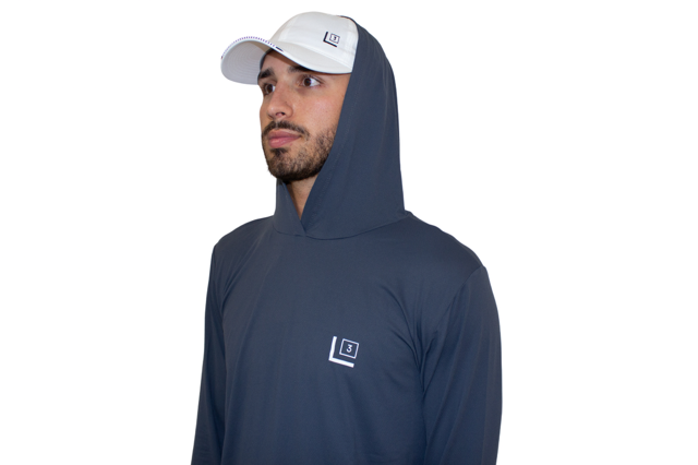 Men's Long Sleeve Hoodie – Performance Wear UV50 by L Cubed Lifestyle