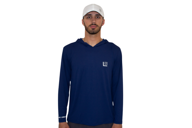 Men's Long Sleeve Hoodie – Performance Wear UV50 by L Cubed Lifestyle